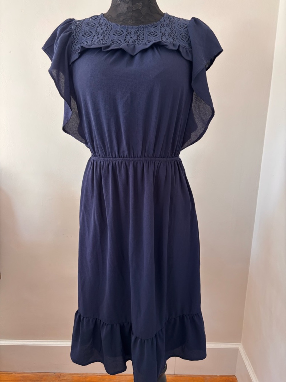 Monteau navy blue dress